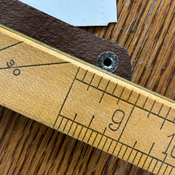 Hand-Tooled Leather Bracelet - Picture 6 of 8